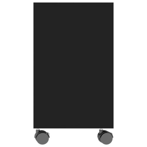 Side Table Black 70x35x55cm Engineered Wood - Image 5