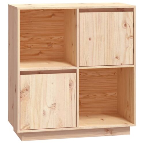 Sideboard 74x35x80cm Solid Wood Pine - Image 2