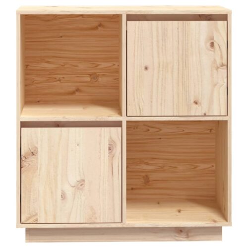 Sideboard 74x35x80cm Solid Wood Pine - Image 6