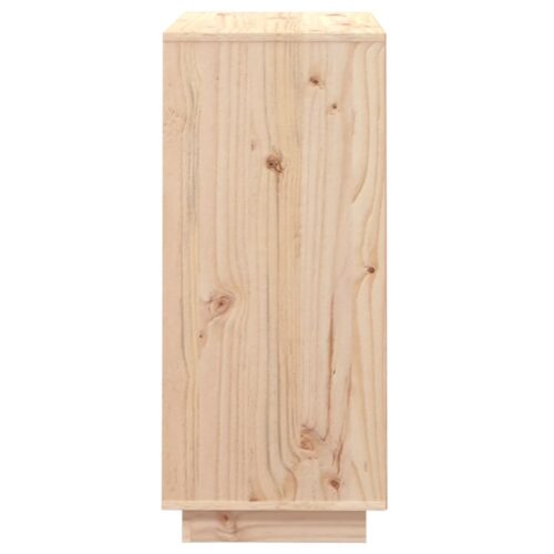 Sideboard 74x35x80cm Solid Wood Pine - Image 7
