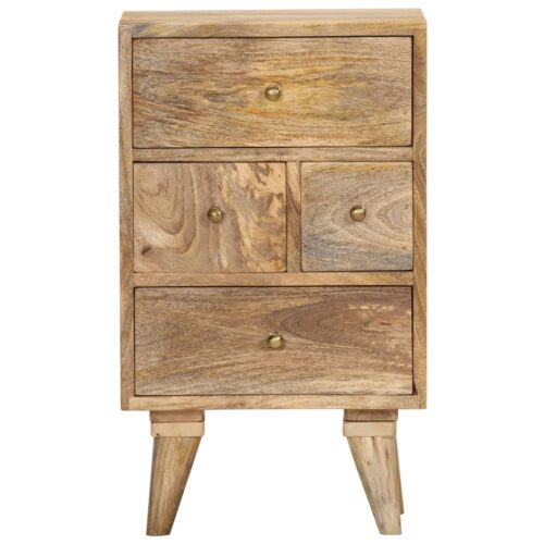 Bedside Cabinet 36x30x60cm Solid Mango Wood - Image 2