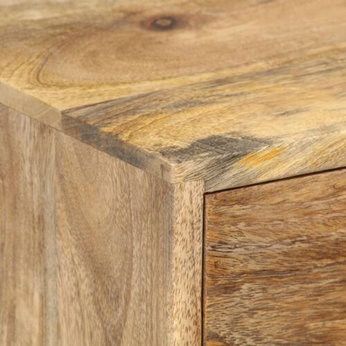 Bedside Cabinet 36x30x60cm Solid Mango Wood - Image 5