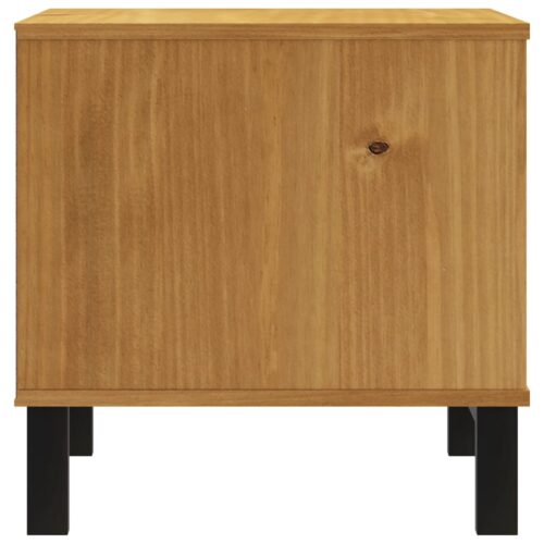 FLAM Pine Wood Side Coffee Table Sofa Lounge Bedside Storage Nightstand 50x50x50cm - Image 6