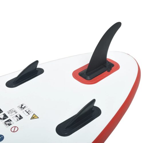 Stand Up Paddle Board Set SUP Surfboard Inflatable Red White - Image 5