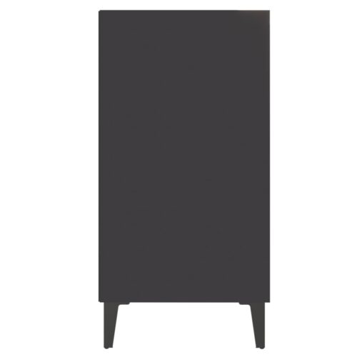 Sideboard Grey 57x35x70cm Engineered Wood - Image 5