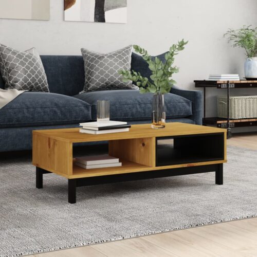 Coffee Table FLAM 100x50x32.5cm Solid Wood Pine