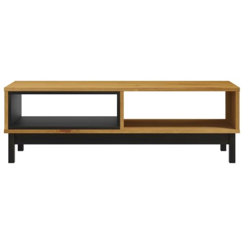Coffee Table FLAM 100x50x32.5cm Solid Wood Pine - Image 4
