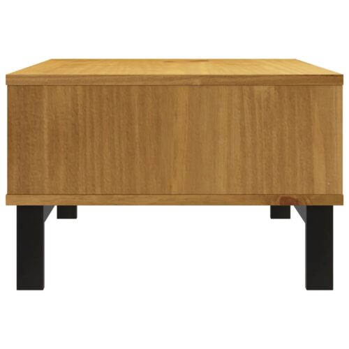 Coffee Table FLAM 100x50x32.5cm Solid Wood Pine - Image 5