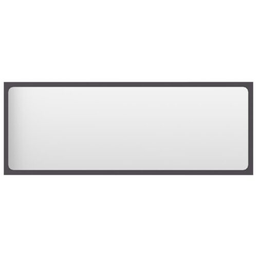 2-Piece Bathroom Furniture Set Grey Engineered Wood - Image 8