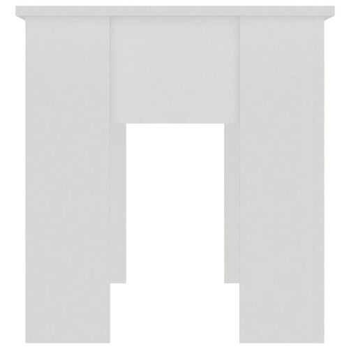 Coffee Table White 101x49x52cm Engineered Wood - Image 7