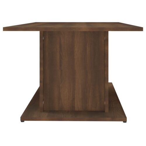 Coffee Table Brown Oak 102x55.5x40cm Engineered Wood - Image 6