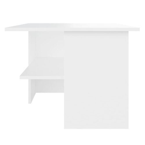 Coffee Table White 90x60x46.5cm Engineered Wood - Image 4