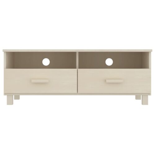 TV Cabinet "HAMAR" Honey Brown 106x40x40cm Solid Wood Pine - Image 3