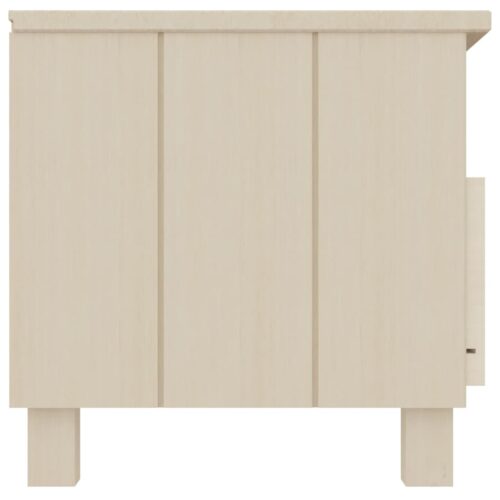 TV Cabinet "HAMAR" Honey Brown 106x40x40cm Solid Wood Pine - Image 4