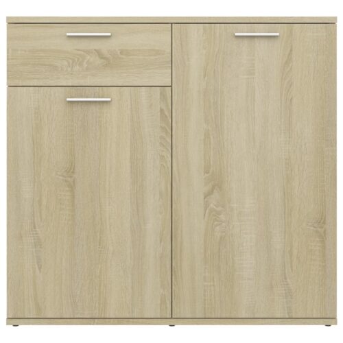 Sideboard Sonoma Oak 80x36x75cm Engineered Wood - Image 6