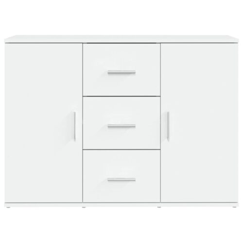 Sideboard White 91x29.5x65cm Engineered Wood - Image 6