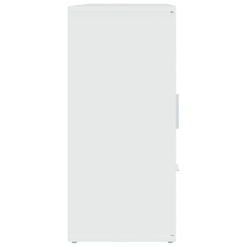 Sideboard White 91x29.5x65cm Engineered Wood - Image 7
