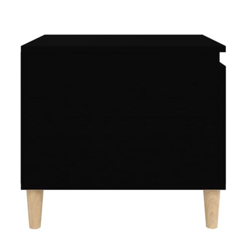 Coffee Table Black 100x50x45cm Engineered Wood - Image 7