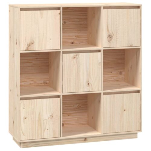 Highboard 110.5x35x117cm Solid Wood Pine - Image 2