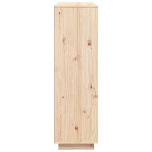 Highboard 110.5x35x117cm Solid Wood Pine - Image 4