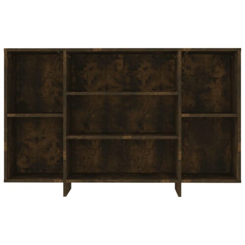 Sideboard Smoked Oak 120x30x75cm Engineered Wood - Image 5