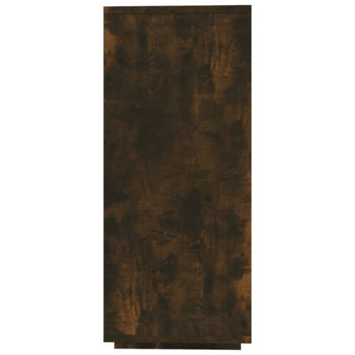 Sideboard Smoked Oak 120x30x75cm Engineered Wood - Image 6