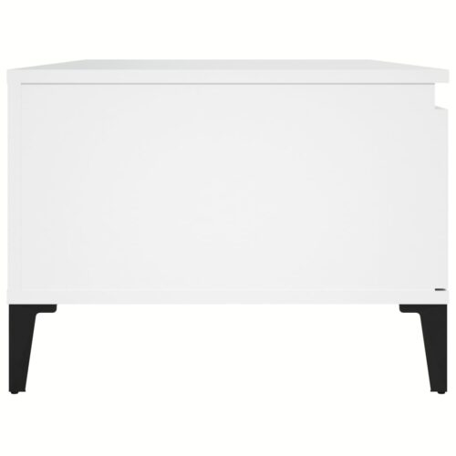 Coffee Table White 90x50x36.5cm Engineered Wood - Image 6