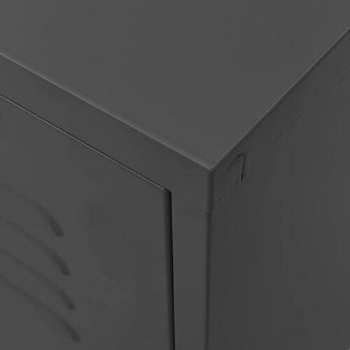 TV Cabinet Anthracite 105x35x50cm Steel - Image 7