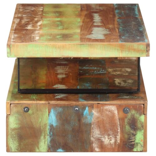 2-Piece Coffee Table Set Solid Reclaimed Wood - Image 5