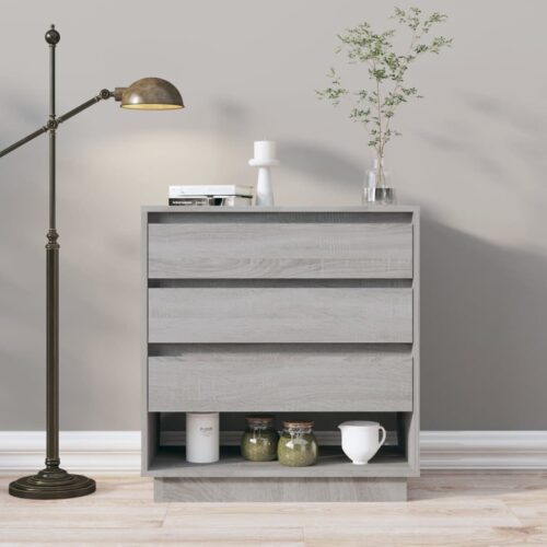 Sideboard Grey Sonoma 70x41x75cm Engineered Wood