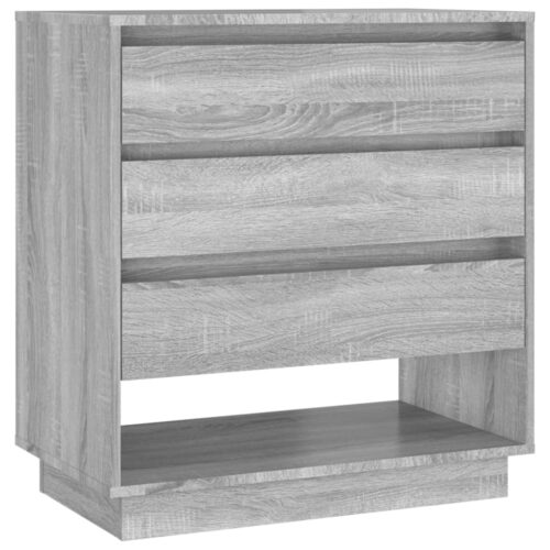 Sideboard Grey Sonoma 70x41x75cm Engineered Wood - Image 2