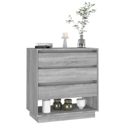 Sideboard Grey Sonoma 70x41x75cm Engineered Wood - Image 6