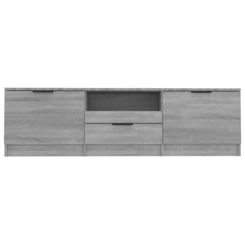 TV Cabinet Grey Sonoma 140x35x40cm Engineered Wood - Image 4