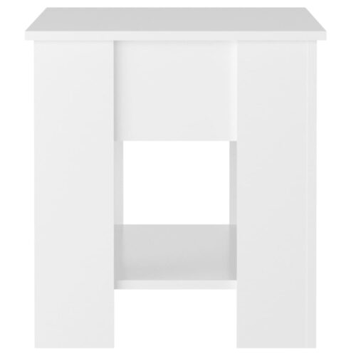 Coffee Table High Gloss White 101x49x52cm Engineered Wood - Image 5
