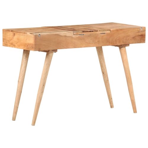 Dressing Table with Mirror 112x45x76cm Solid Acacia Wood - Image 5