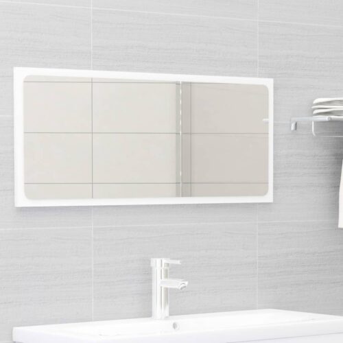 Bathroom Furniture Set White Engineered Wood - Image 6