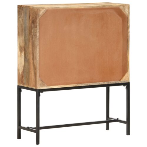 Highboard 80x30x100cm Solid Mango Wood - Image 4