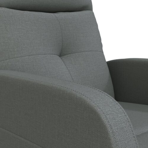 Massage Chair Dark Grey Fabric - Image 8