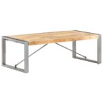 Coffee Table 120x60x40cm Rough Mango Wood