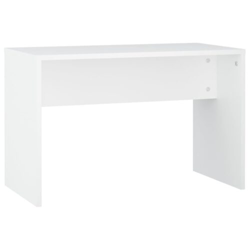 Dressing Table Set with LED White Engineered Wood - Image 9