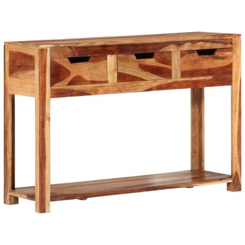Console Table 110x35x75cm Solid Wood Acacia - Image 9