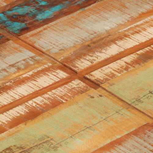 Coffee Table 80x80x28cm Solid Reclaimed Wood - Image 5