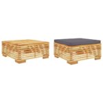 2-Piece Garden Lounge Set Solid Wood Teak
