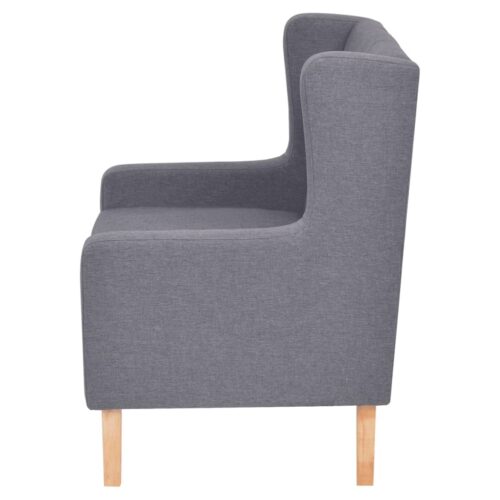 Armchair Grey Fabric - Image 3