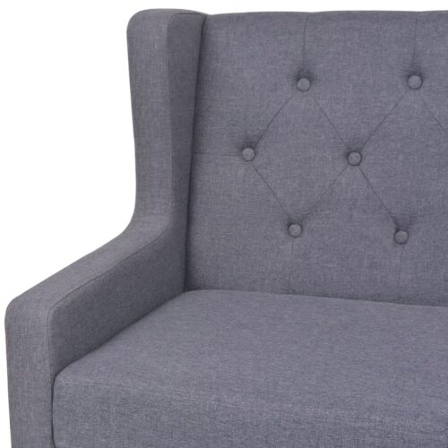 Armchair Grey Fabric - Image 4