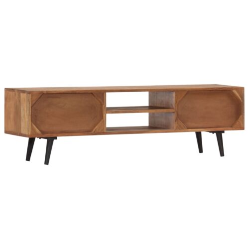 TV Cabinet 140x30x40cm Solid Acacia Wood - Image 4
