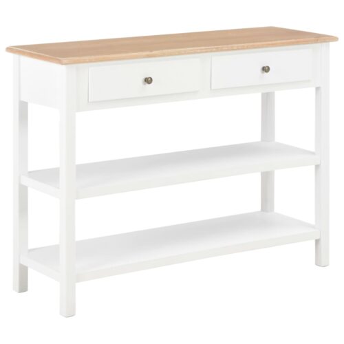 Sideboard White 110x35x80cm MDF