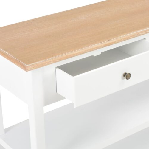 Sideboard White 110x35x80cm MDF - Image 8
