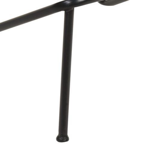Bar Stools 4pcs Brown Real Leather - Image 8