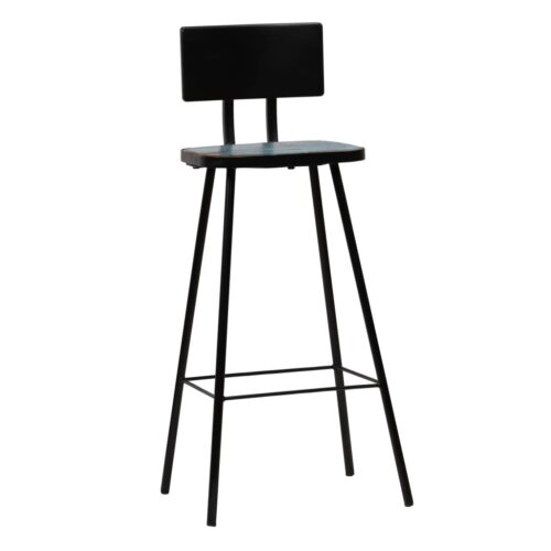 Bar Chairs 4pcs Solid Reclaimed Wood - Image 10